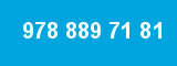 978 889 71 81 978 889 71 81